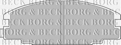 BORG & BECK bbp1476 -  Комплект тормозных колодок, дисковый тормоз